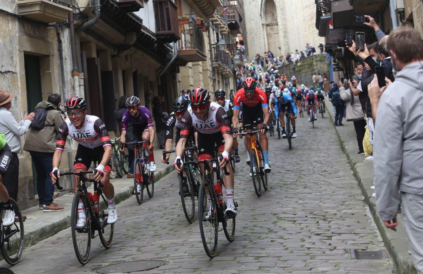 El recorrido entre Hondarribia y Ondarroa podría permitir la primera llegada al sprint de la carrera. 