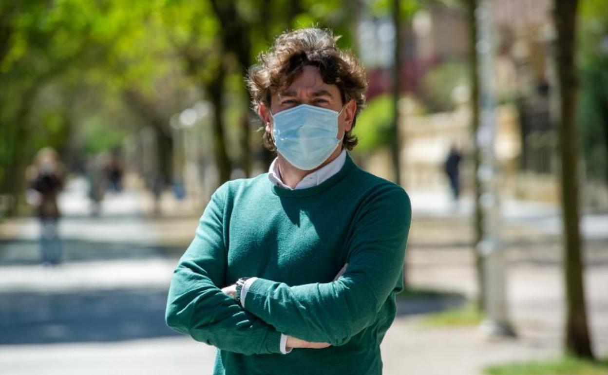 Eneko Andueza, portavoz del PSE-EE en el Parlamento Vasco. 