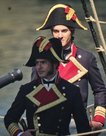 Imagen secundaria 2 - Amenábar libra una batalla naval en Pasaia