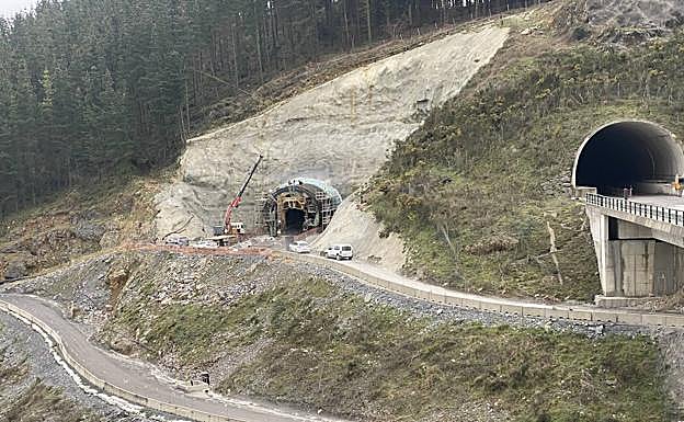 Sector 2. Los túneles de Karraskain están ya excavados y revestidos. 