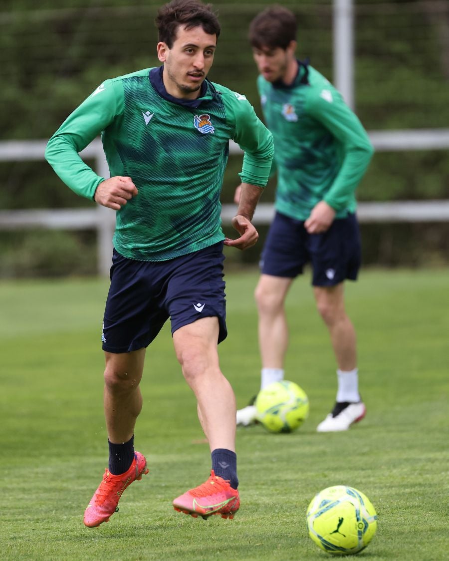 Fotos: Última sesión en Zubieta antes del derbi guipuzcoano