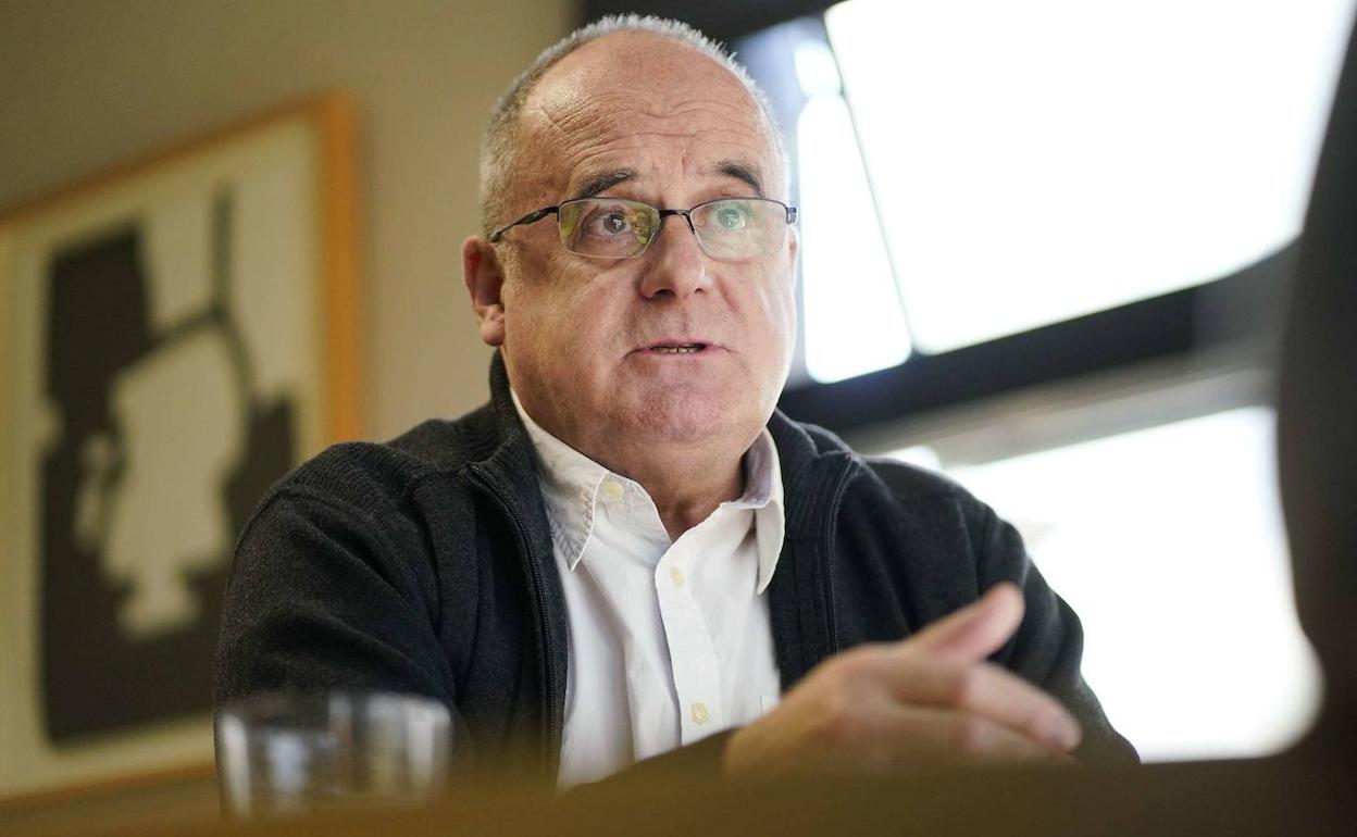 Joseba Egibar, durante una entrevista reciente.