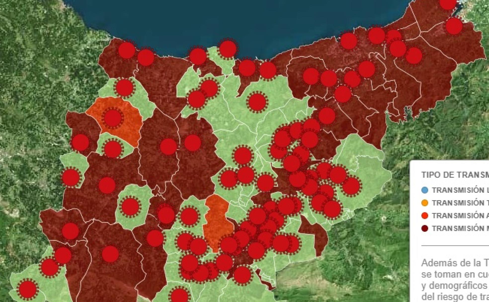 Coronavirus Gipuzkoa: Donostia rompe con su tendencia al alza ocho días después de cerrar