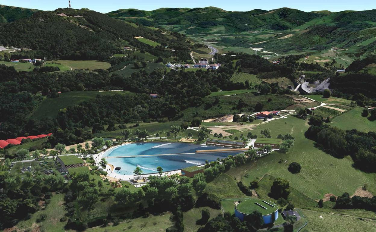 Fotomontaje del proyecto de Antondegi.