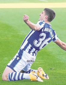 Imagen secundaria 2 - Turrientes y Urko son dos de los puntales del Sanse de Xabi Alonso. Ayesa ha guardado las espaldas de Remiro durante la lesión de Moyá y Karrikaburu lleva dos temporadas a casi un gol de media por partido. 