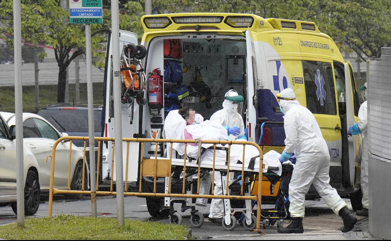 Traslado de un enfermo.