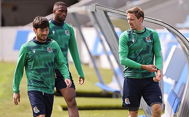 Galería. Las mejores imágenes del entrenamiento de la Real Sociedad.