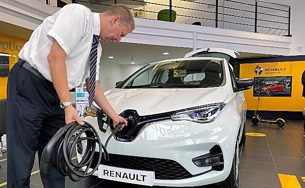 Renault Zoe en un concesionario 