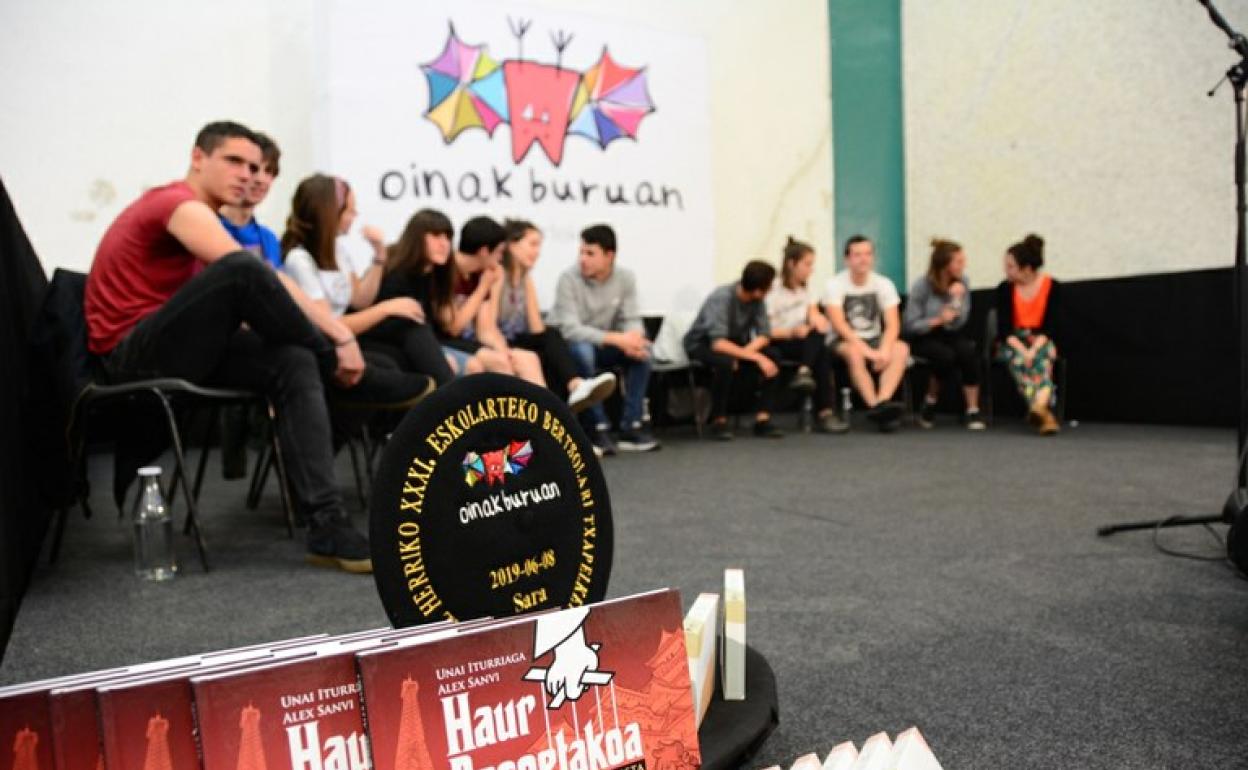 2019ko finaleko irudia. Aurre-aurrean, jokoan zegoen txapela-