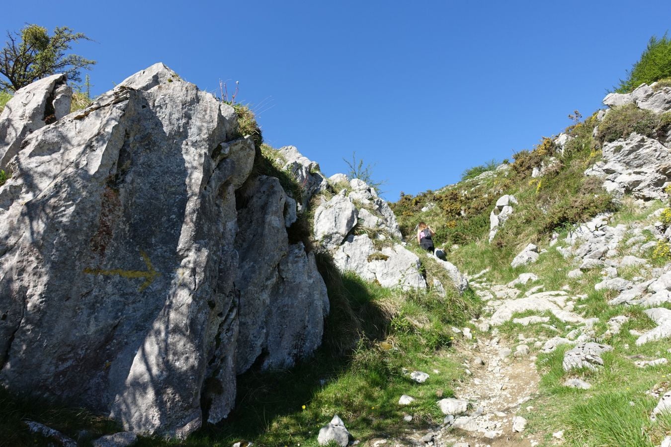 Cima discreta que se mantiene a la sombra de Hernio, entre el mar, el camino de Santiago y la venta en que descansó el gran patrón