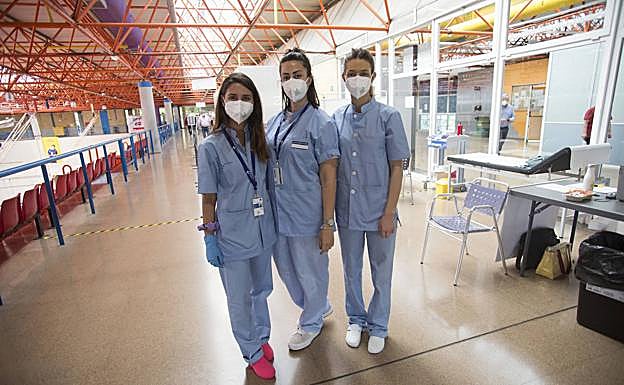 Iratze Morán, Sara Pérez e Idoia Sagarzazu. f