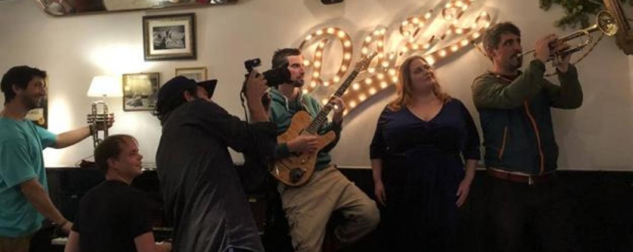 Músicos impulsores de la iniciativa Jazzteiz. 