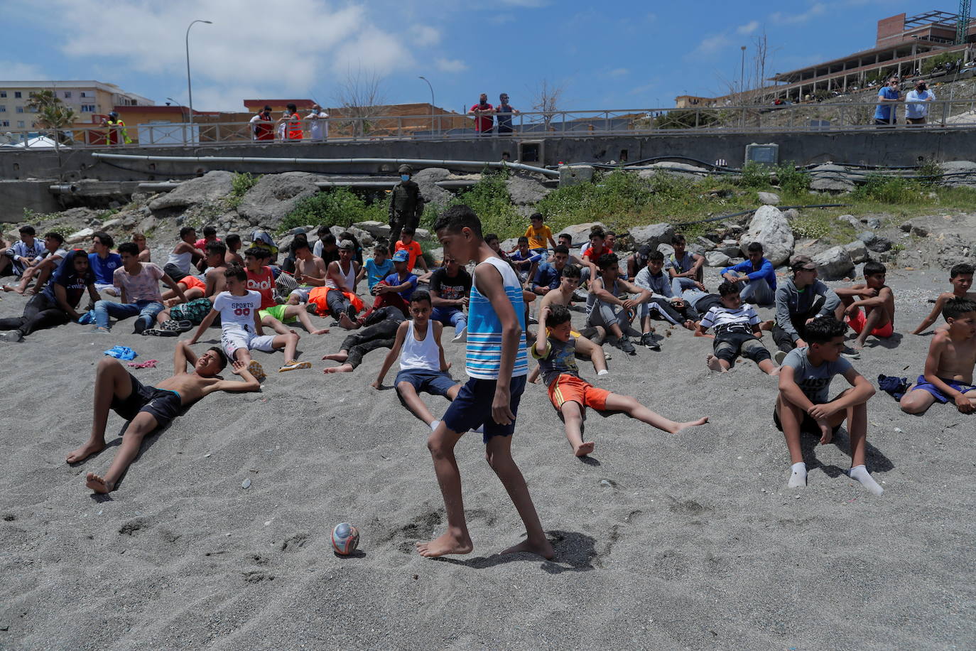 Fotos: Llegada masiva de inmigrantes a Ceuta