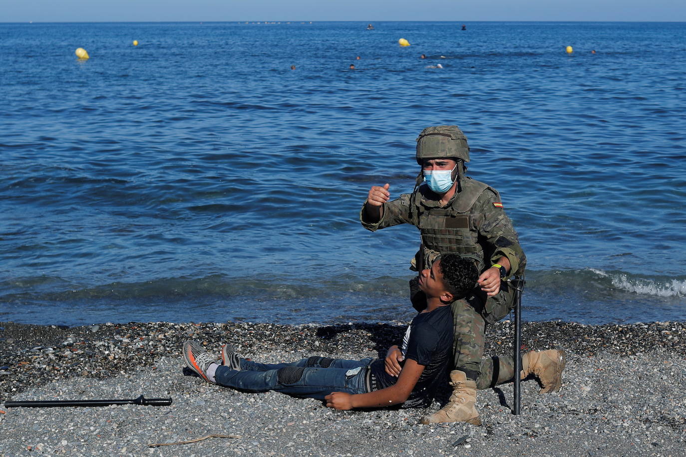 Fotos: Llegada masiva de inmigrantes a Ceuta