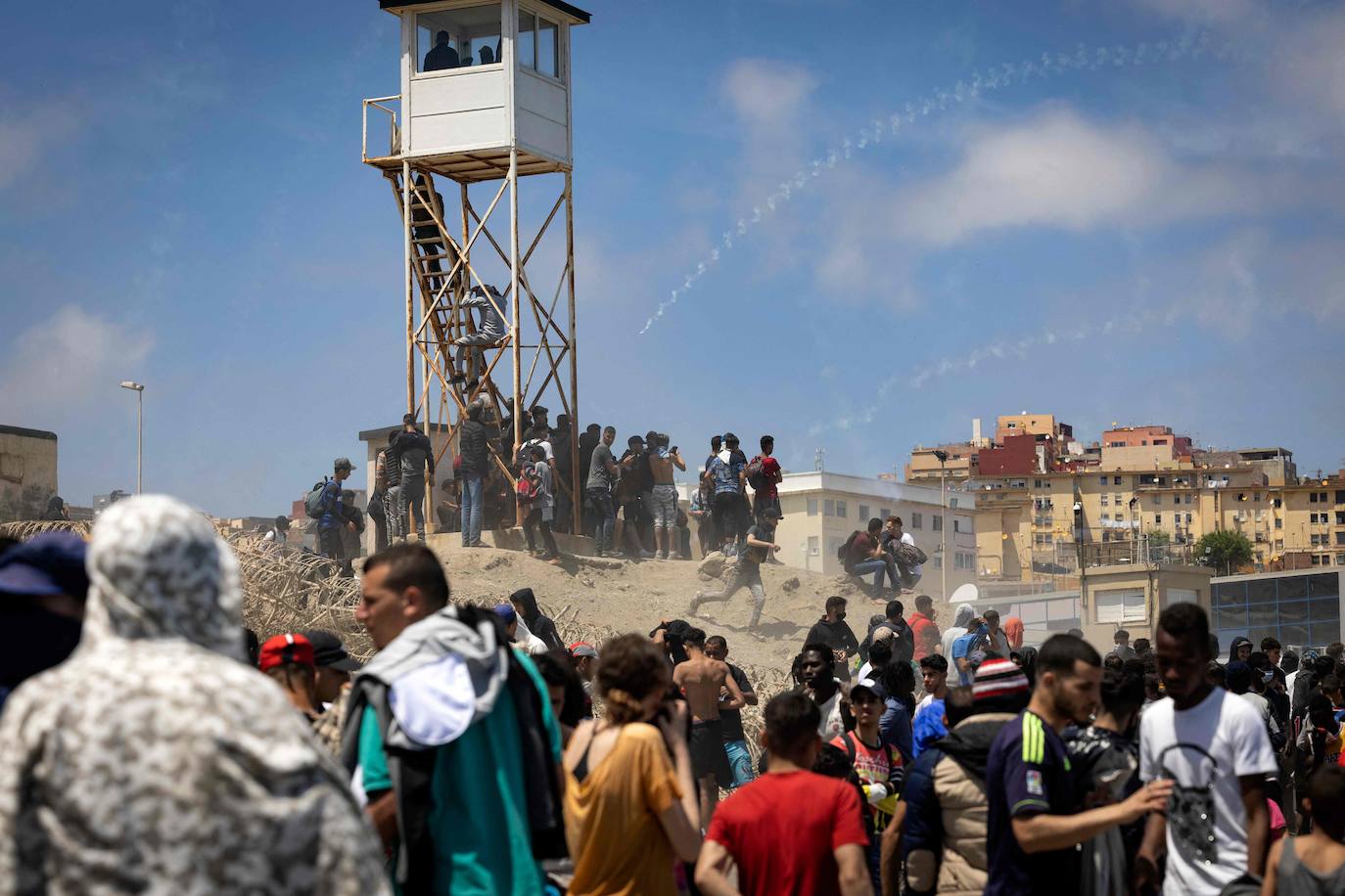 Fotos: Llegada masiva de inmigrantes a Ceuta