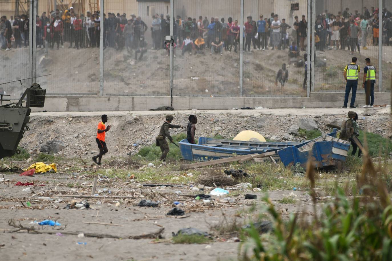 Fotos: Llegada masiva de inmigrantes a Ceuta