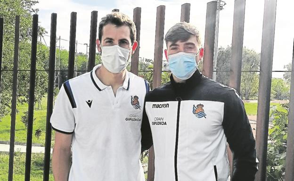 Igor Legarda e Iñigo Uribarren. 