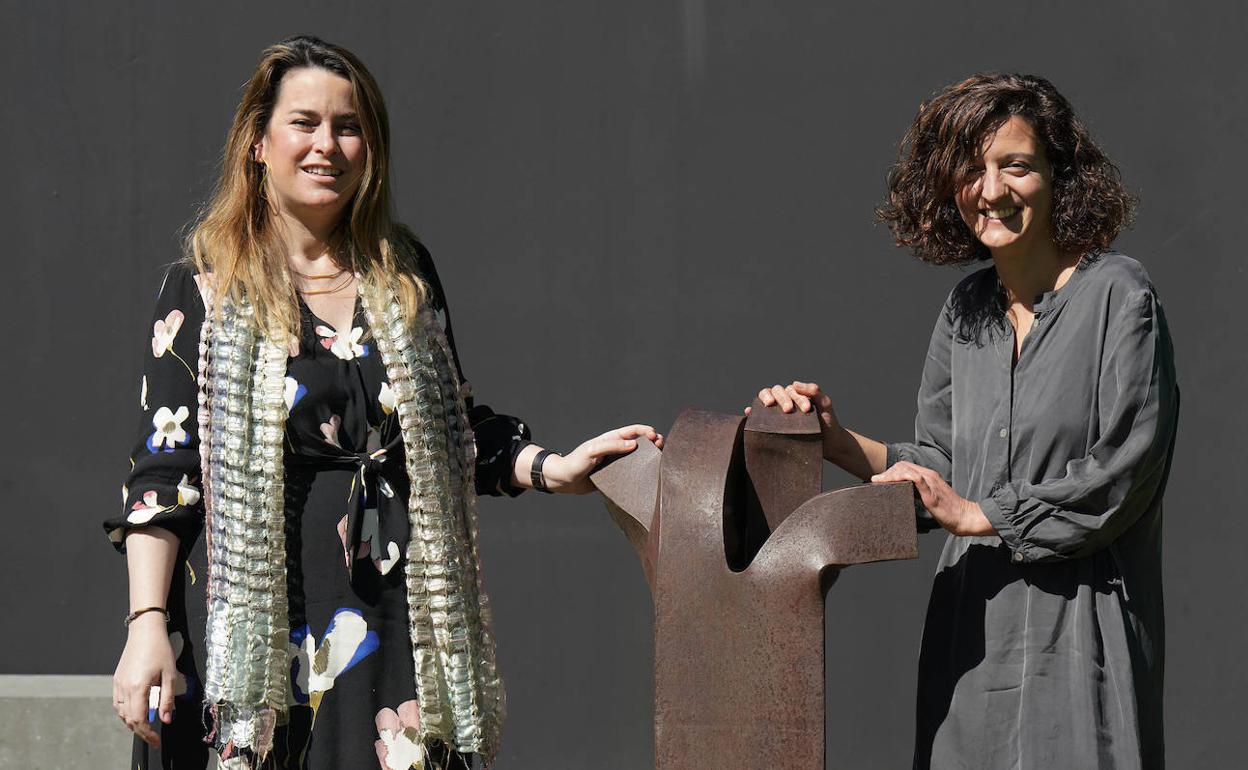 Mireia Massagué y Nausica Sánchez durante la presentación de la programación.