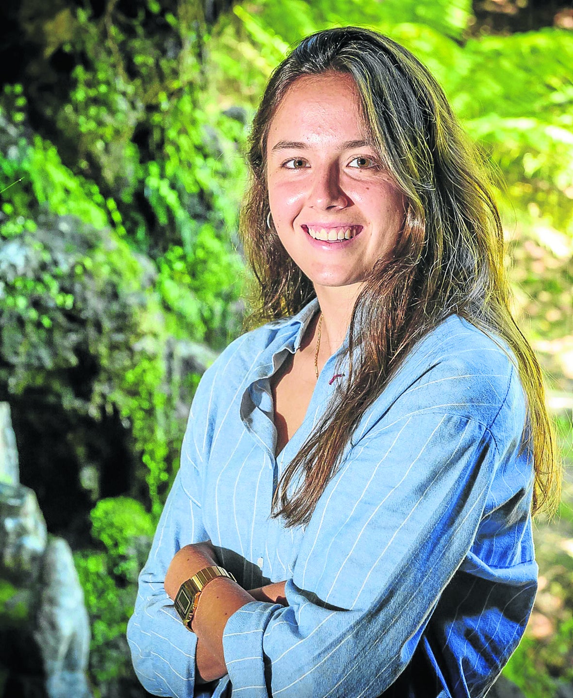 Amaiur Sarriegi posa sonriente. 