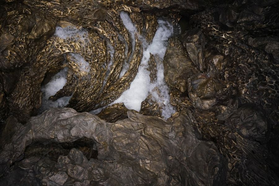Fotos de Hondalea, la obra de Cristina Iglesias en la isla Santa Clara