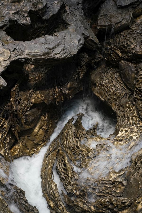 Fotos de Hondalea, la obra de Cristina Iglesias en la isla Santa Clara