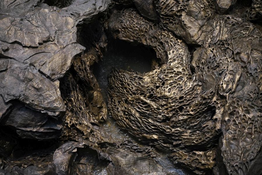 Fotos de Hondalea, la obra de Cristina Iglesias en la isla Santa Clara