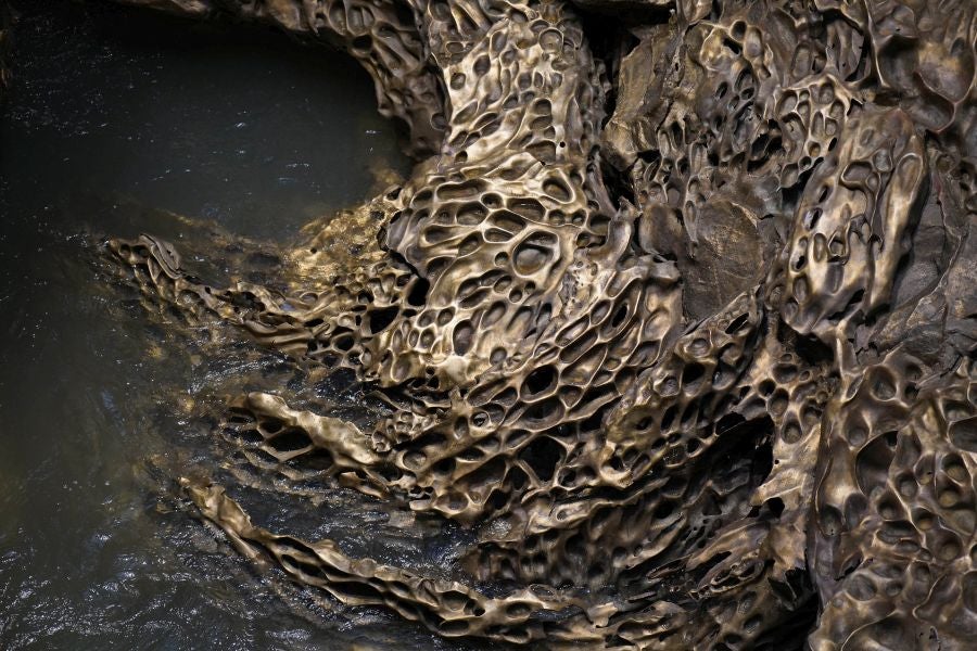 Fotos de Hondalea, la obra de Cristina Iglesias en la isla Santa Clara