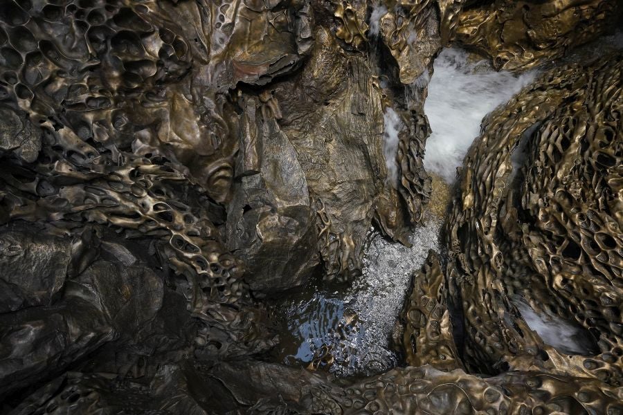 Fotos de Hondalea, la obra de Cristina Iglesias en la isla Santa Clara