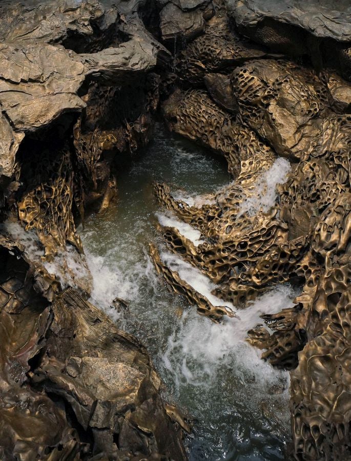 Fotos de Hondalea, la obra de Cristina Iglesias en la isla Santa Clara