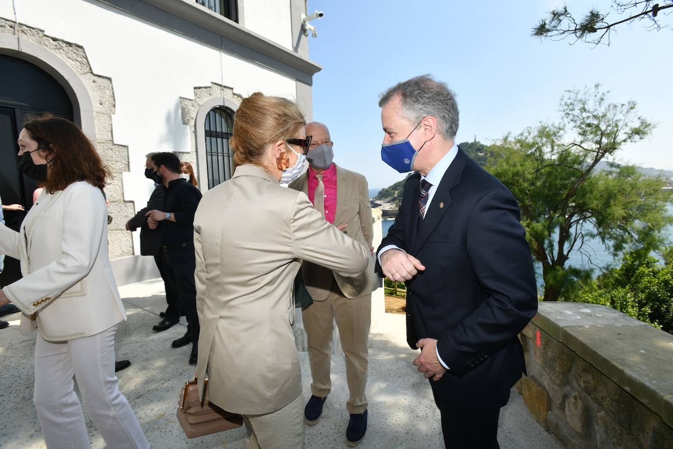 Fotos: Elogios a Hondalea en la inauguración oficial de la escultura de Cristina Iglesias