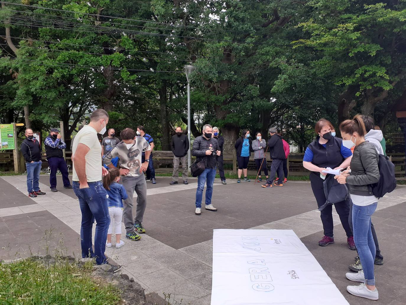 Concentración en apoyo a Jon Zubizarreta