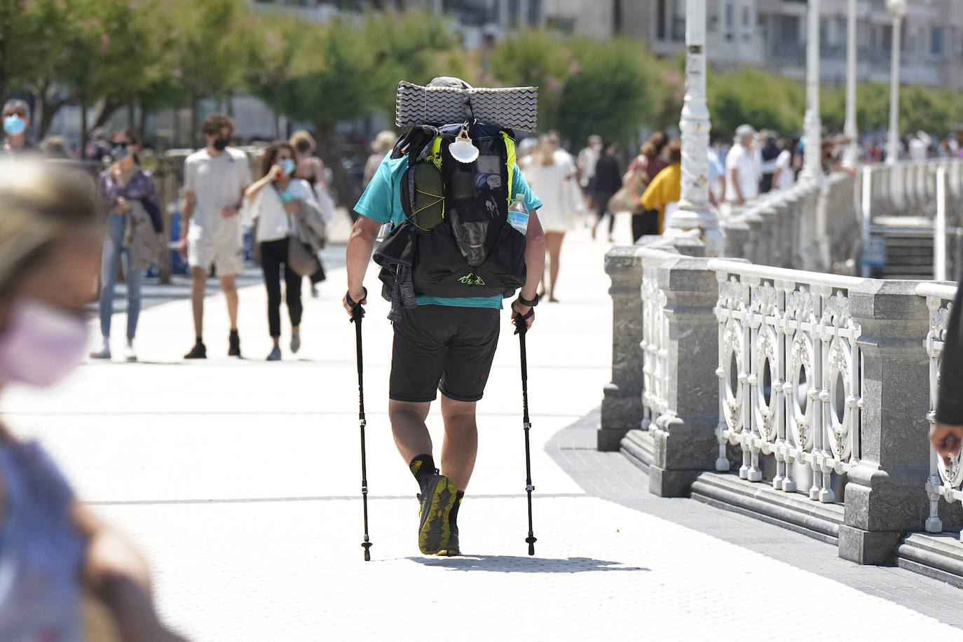 Fotos: Nueva jornada veraniega que terminó con cielos nublados