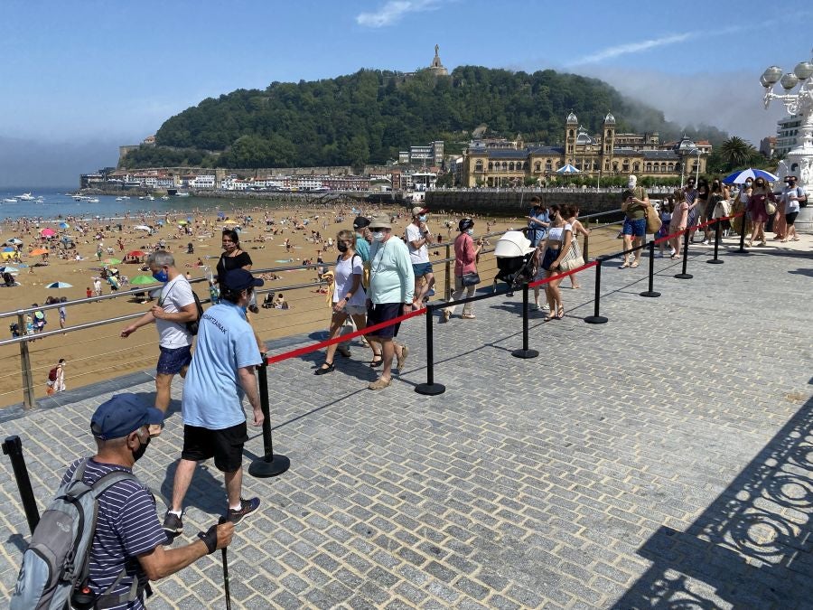 Fotos: Domingo de playa en San Sebastián