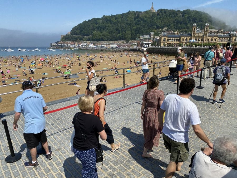 Fotos: Domingo de playa en San Sebastián