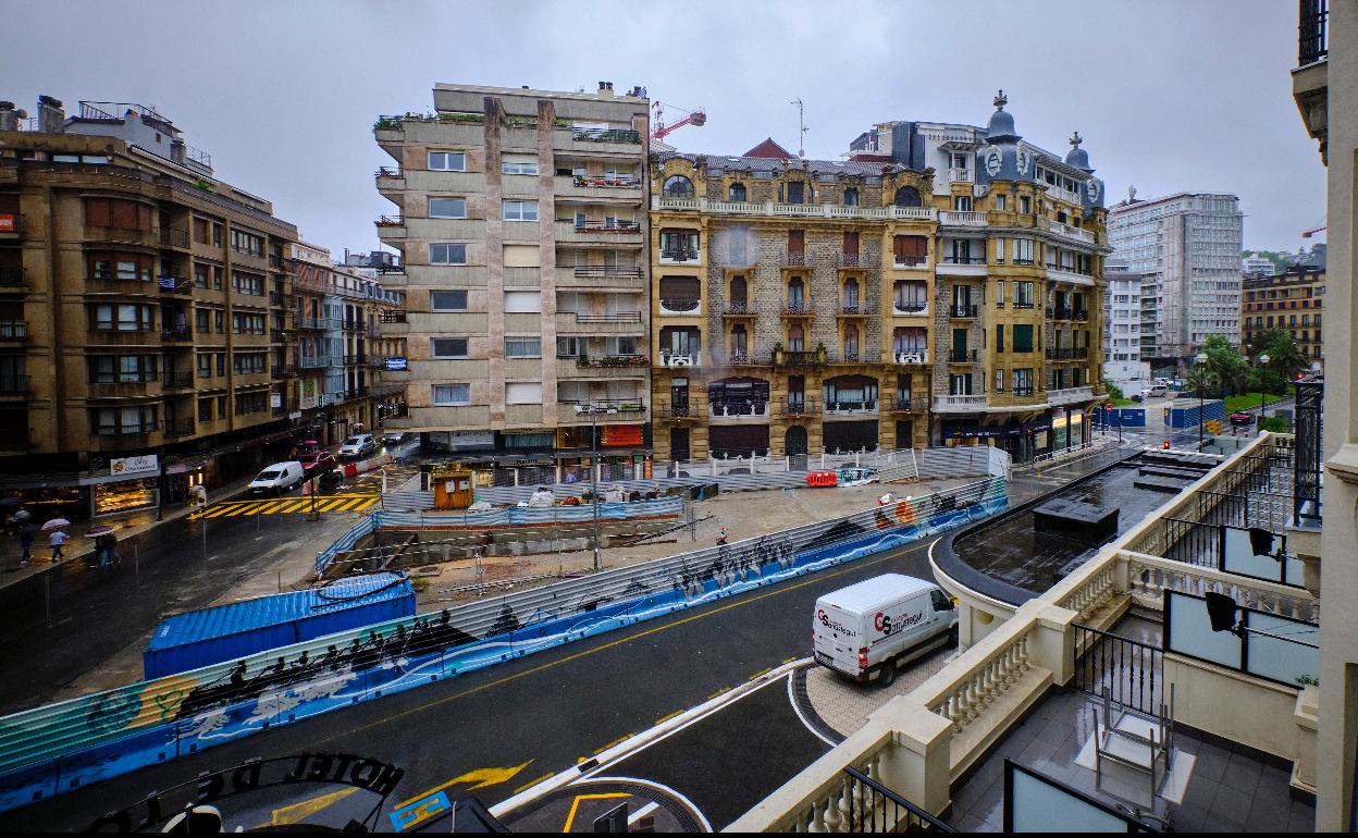 La plaza Xabier Zubiri será fundamentalmente peatonal con la boca del Metro. 