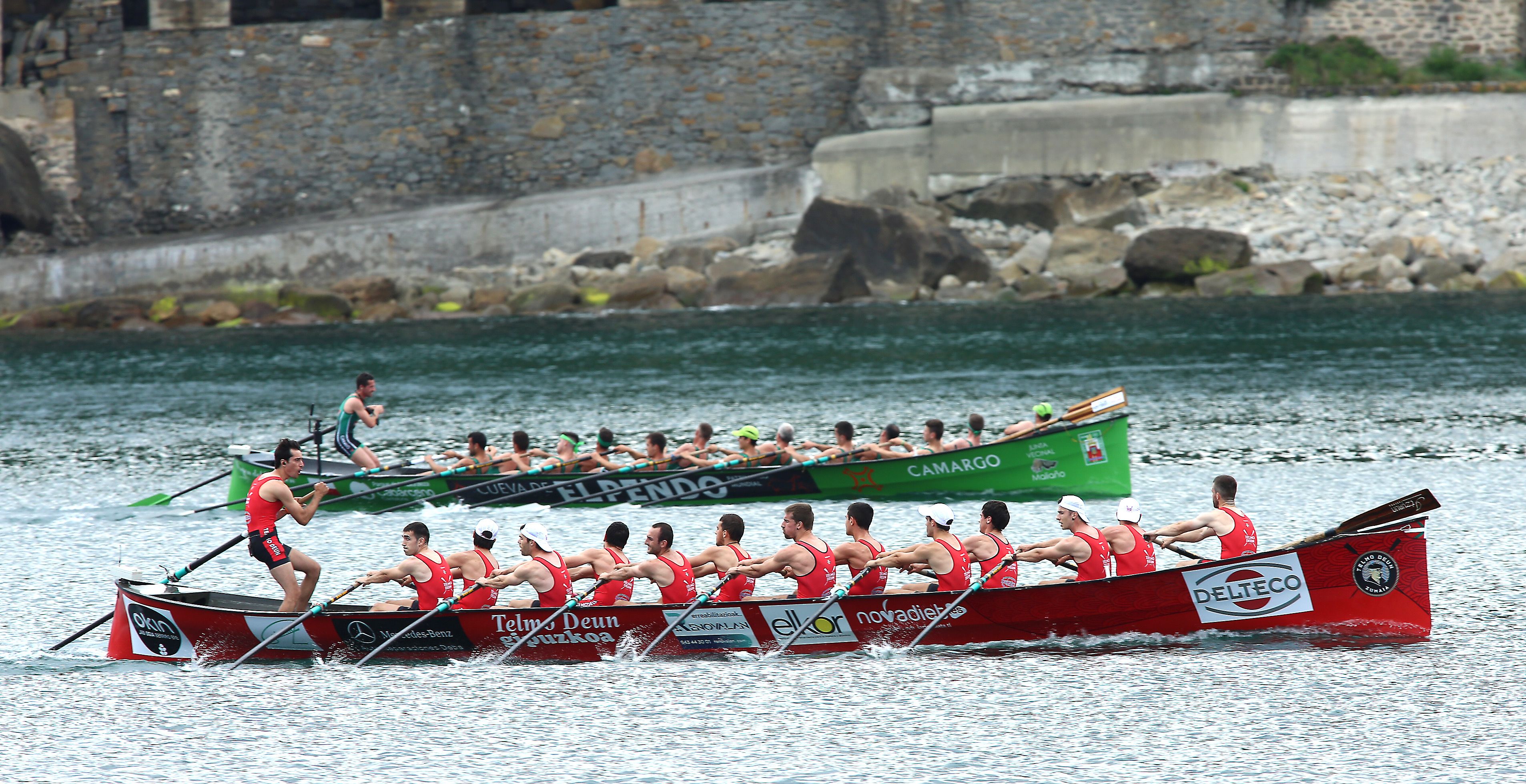 La trainera de Getaria se ha llevado en casa la bandera de la Liga ARC-1