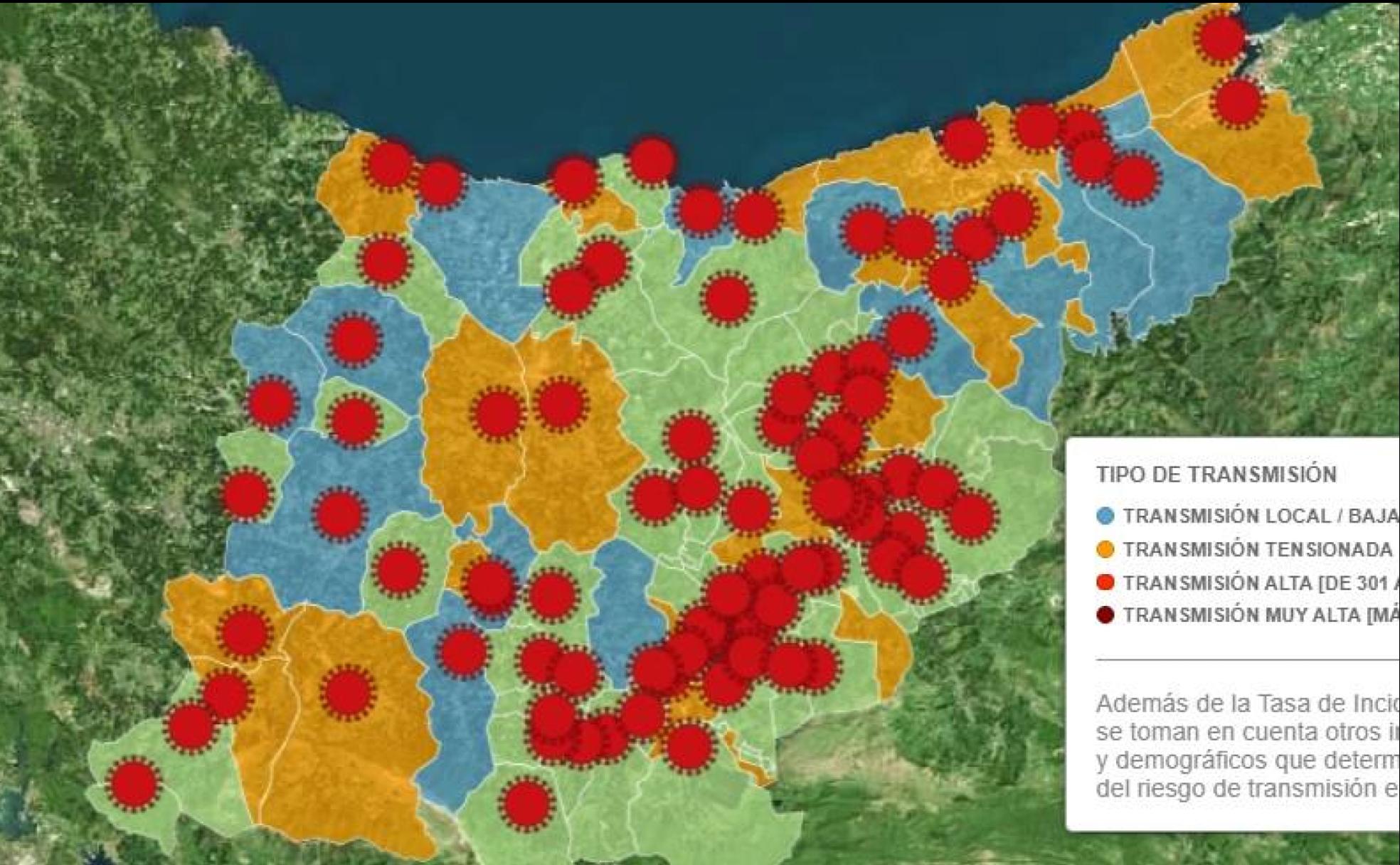 Consulta la incidencia del Covid en cada localidad de Gipuzkoa