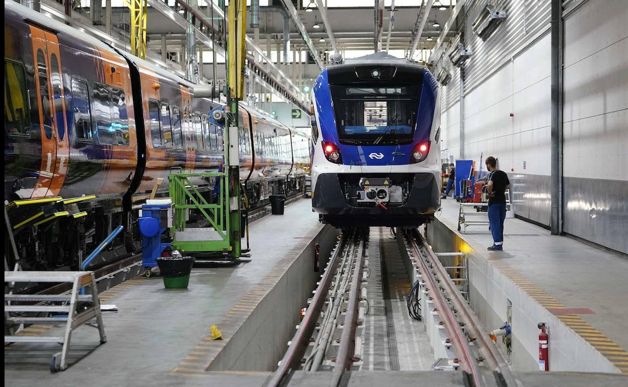 Instalaciones de CAF en Beasain. 