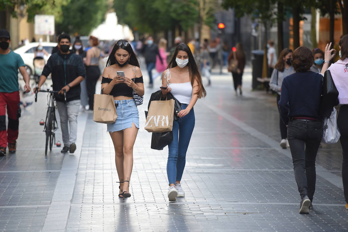 Fotos: Primer día de rebajas en Gipuzkoa