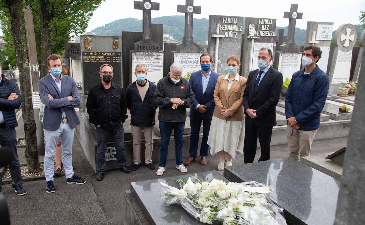 El PP vasco rinde homenaje a Zamarreño, «un héroe de la libertad»