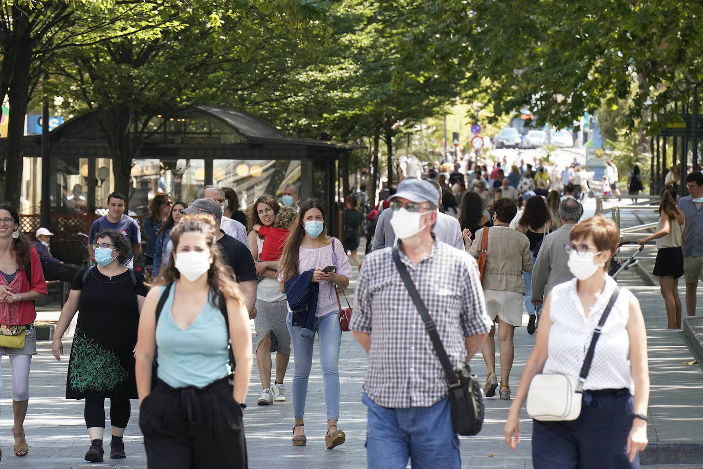 Fotos: Paseos sin mascarilla