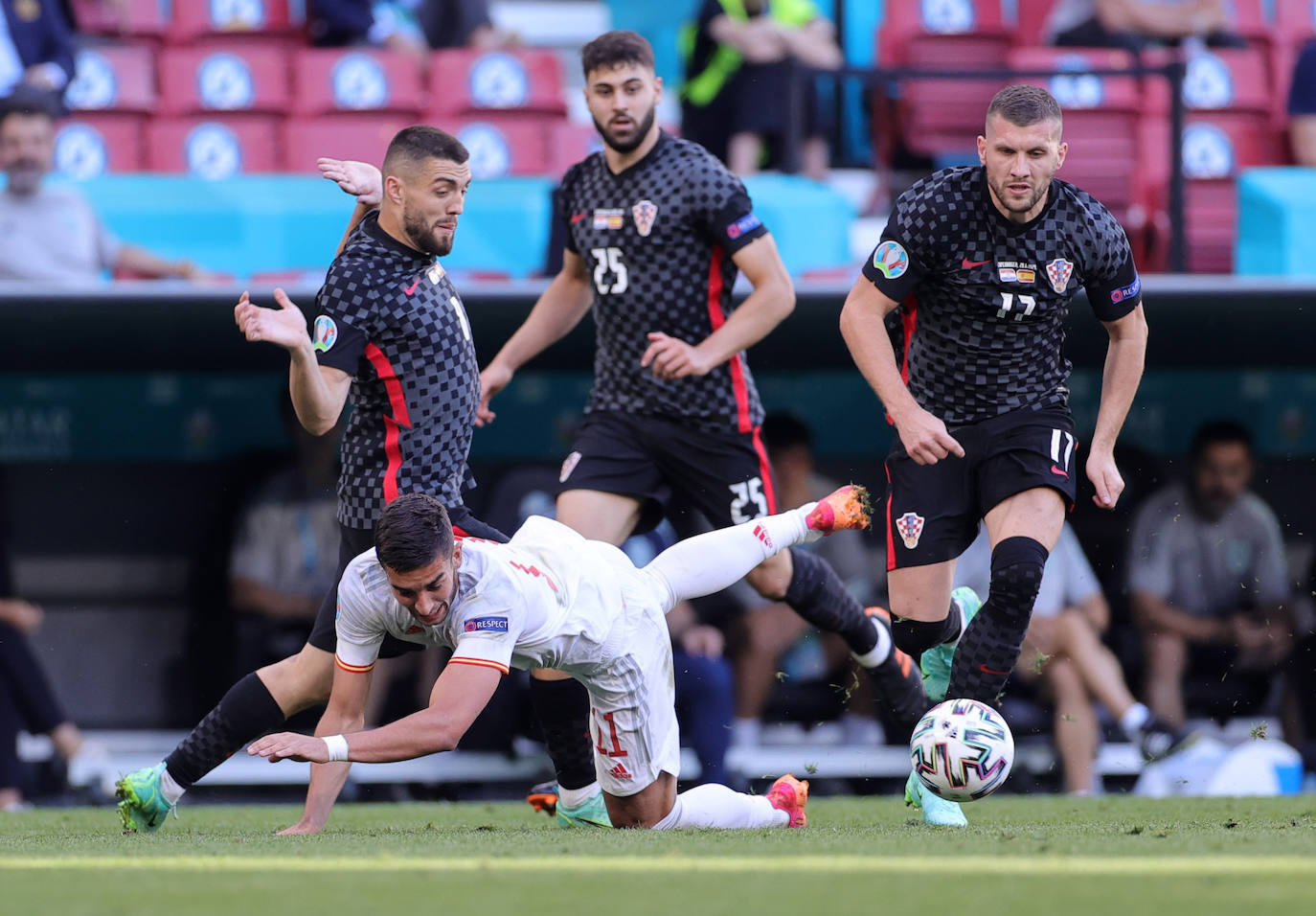 Fotos: Croacia-España, en imágenes