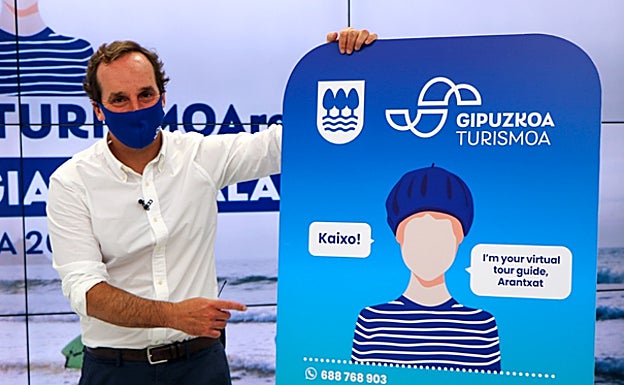 Iker Goiria, Gipuzkoako Foru Aldundiko Turismo zuzendaria. 