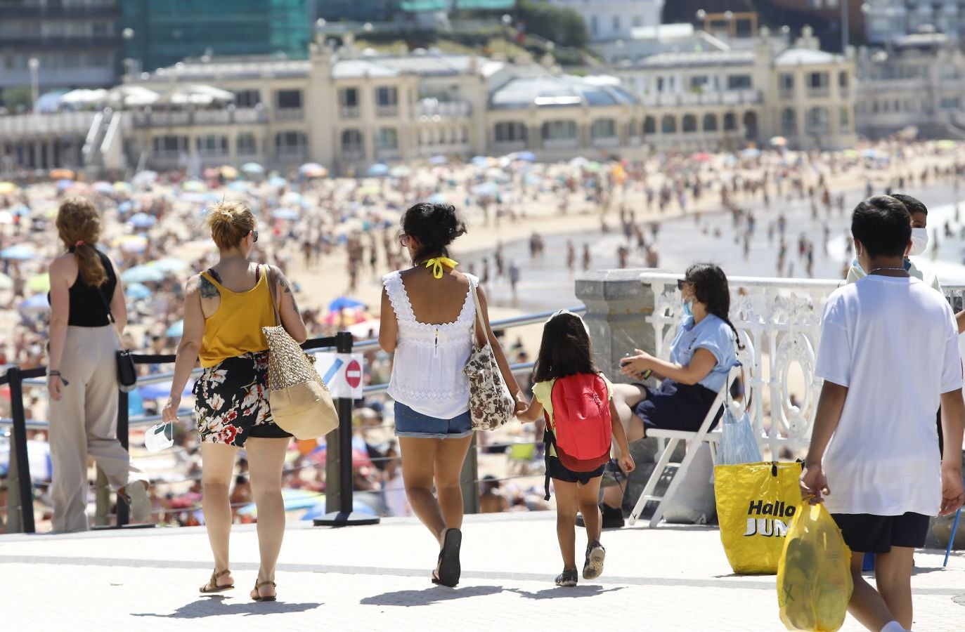 Lunes de sol y calor en Gipuzkoa.