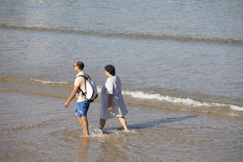 Lunes de sol y calor en Gipuzkoa.