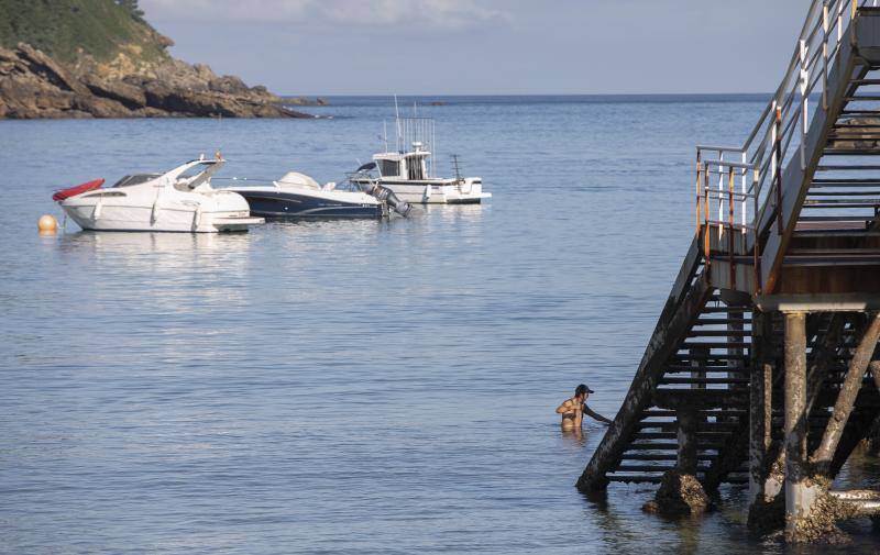 Lunes de sol y calor en Gipuzkoa.