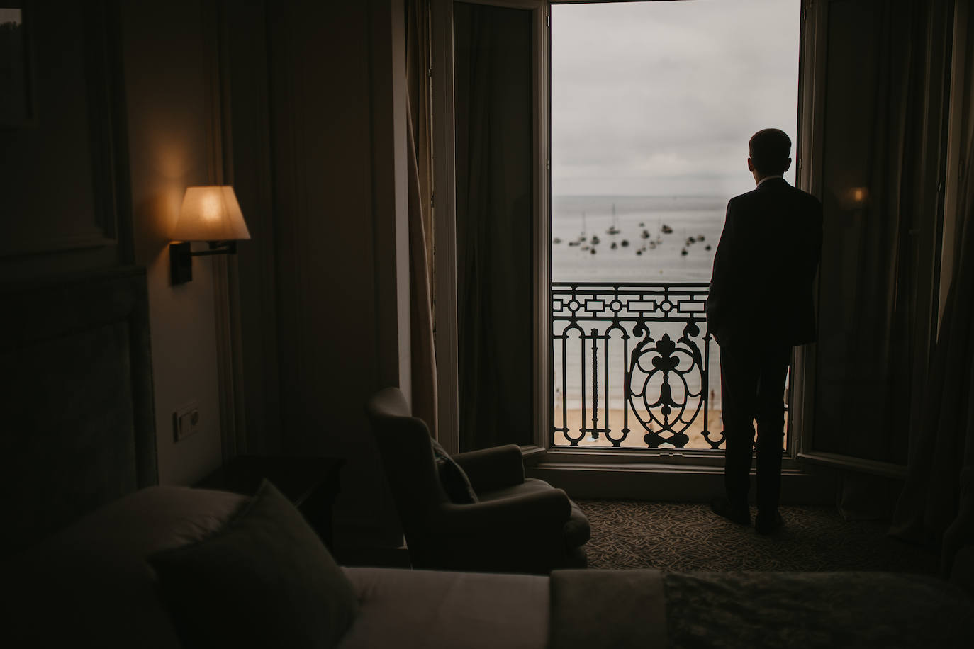 Amaia Urkia y Xabier Elorza se dieron el «sí quiero» en una emotiva ceremonia celebrada en el Mirador de Ulía