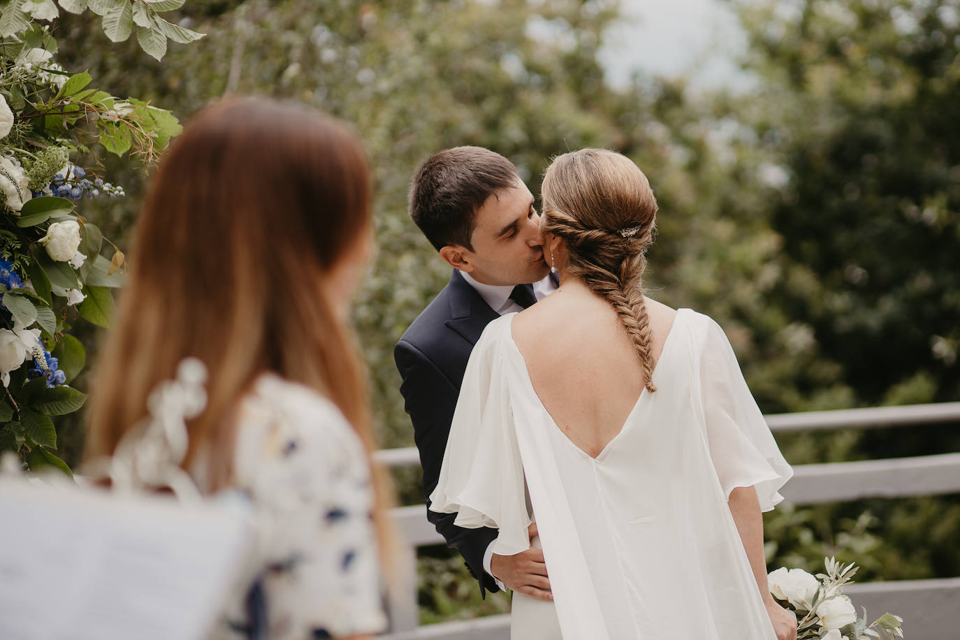 Amaia Urkia y Xabier Elorza se dieron el «sí quiero» en una emotiva ceremonia celebrada en el Mirador de Ulía