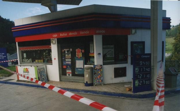 La gasolinera de Ikaztegieta en la que se cometió el crimen en 1998.