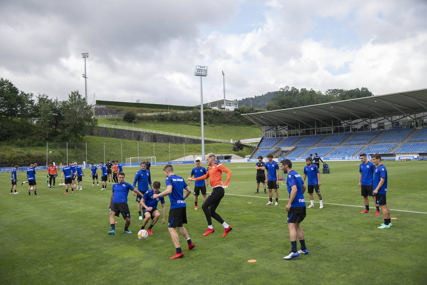 Fotos: Las mejores imágenes del inicio de la pretemporada de la Real Sociedad